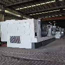 []海天HTM-TC25L斜轨数控车12寸卡盘，12工位刀塔加工长.